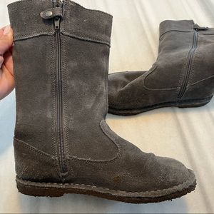 Naturino kids tall gray boots